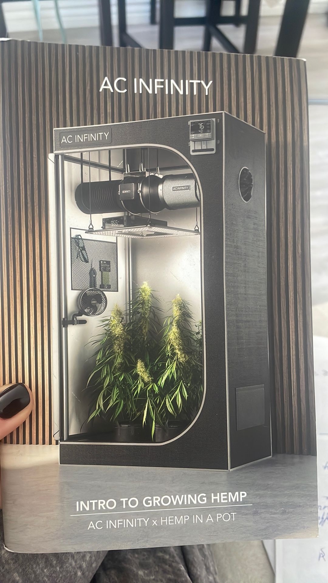 Growing tent with whole equipment