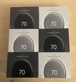 *NEW* Google Nest Learning Thermostat w/ Temp Sensor(4th Gen)*SEALED*