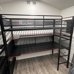 X ROCKER GAMING BUNK BED
