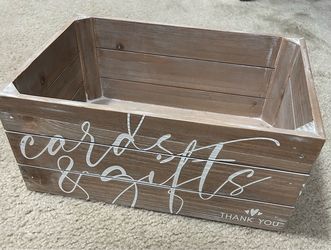 Wedding Box for Cards & Gifts