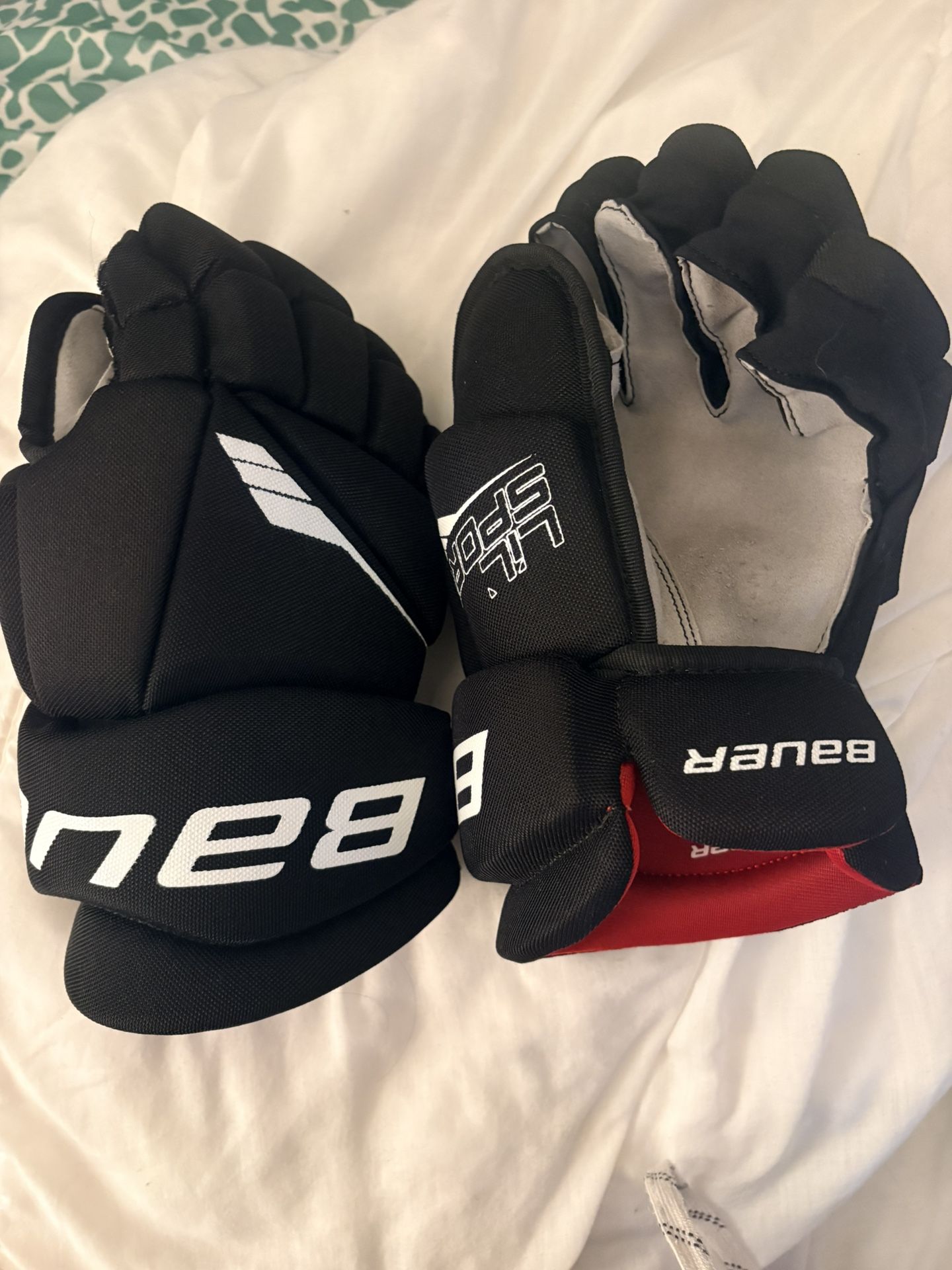 Bauer LIL SPORT Junior Gloves Black 12”