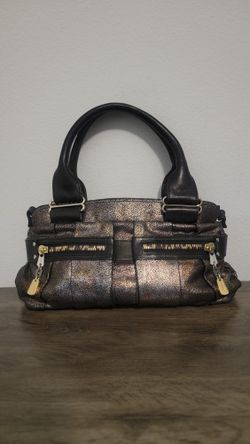 See By Chloe Metallic Leather Purse with Dust Bag