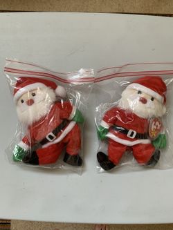 Santa Claus Santa Beanie Toys - Two for $4, in time for Christmas