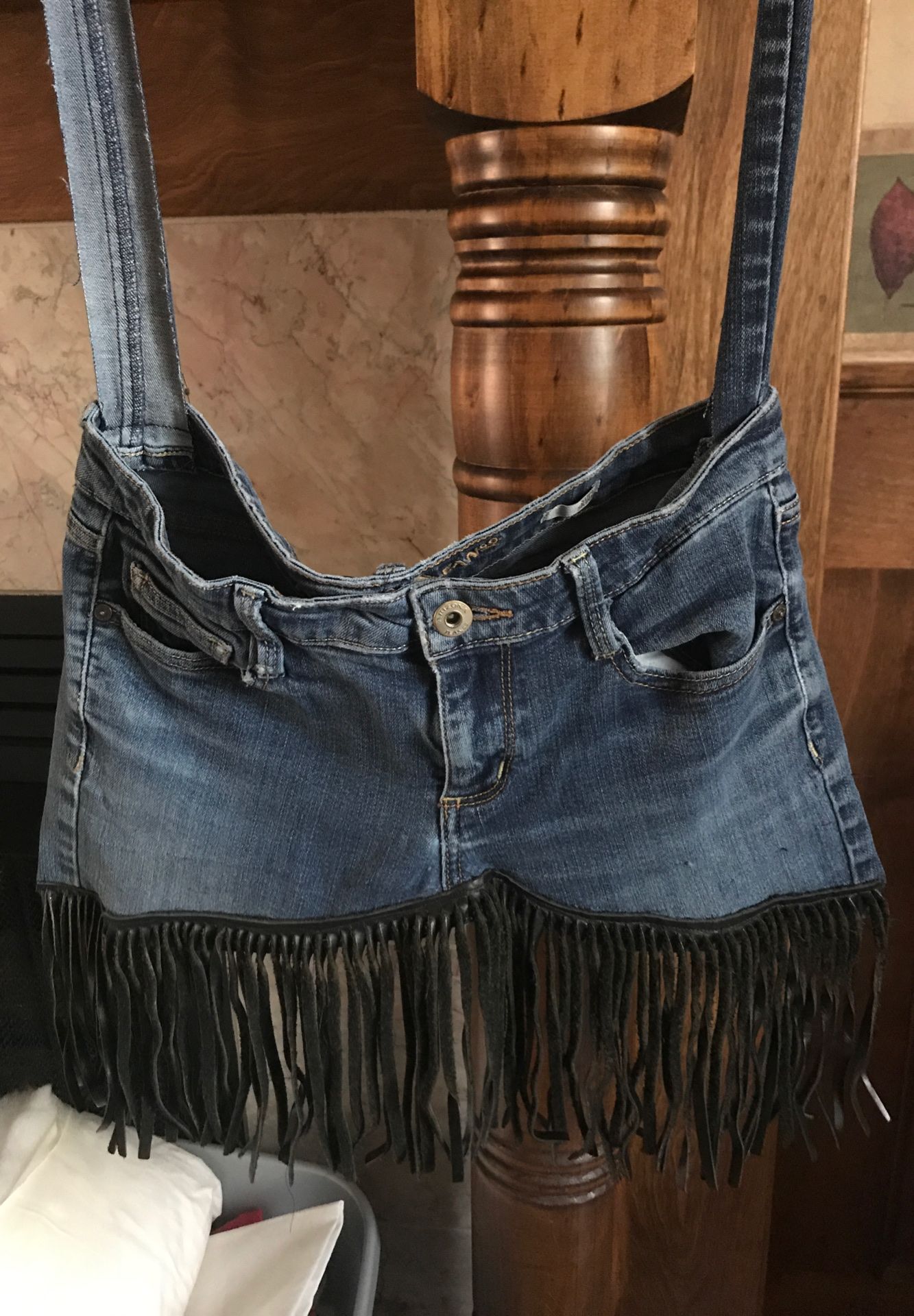 Recycled jean bags