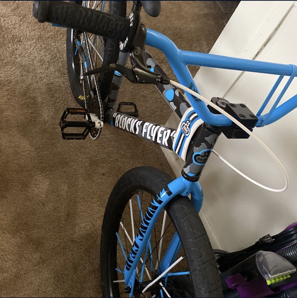 2019 SE Bikes Blocks flyer blue camo