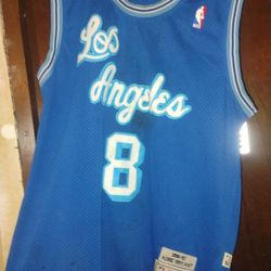 Kobe Bryant Rookie #8 Los Angeles Lakers Jersey 1996-97 Size Large 