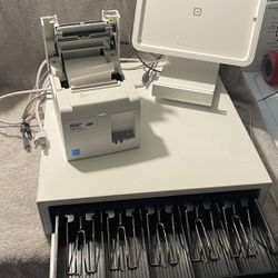 Square Console, Printer And Register 