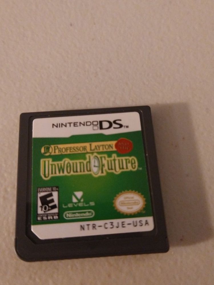 Nintendo DS Game Professor Layton And The Unwound Future