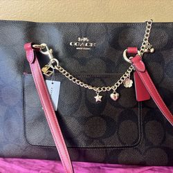 Coach Max Signature Gallery Brown Tote Bag