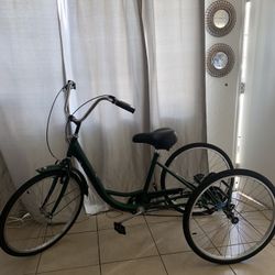 Green Bike Beach Cruiser 