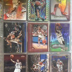 Allen Iverson 9 Card Lot NBA Sixers 