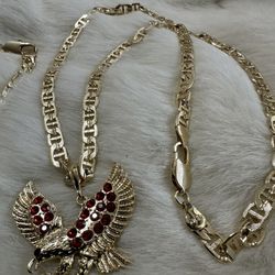 Necklace Bracelet And Pendant. $130