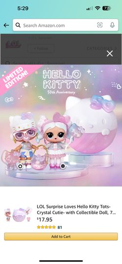 Hello Kitty 50th anniversary LOL surprise doll