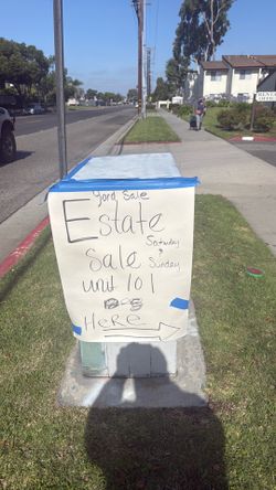 Estate sale pine meadow apt.  3900 w orange ave #101