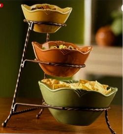 Princess house bows and metal stand