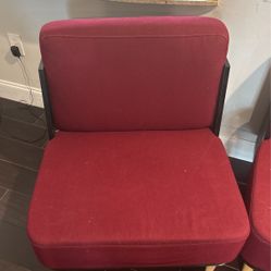 Red Sofa Chair (2 Of Them)