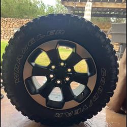 4 18 Inch OEM Dodge WheelsAnd Tires 5th Spare