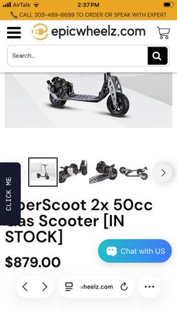 UBER SCOOT GAS SCOOTER