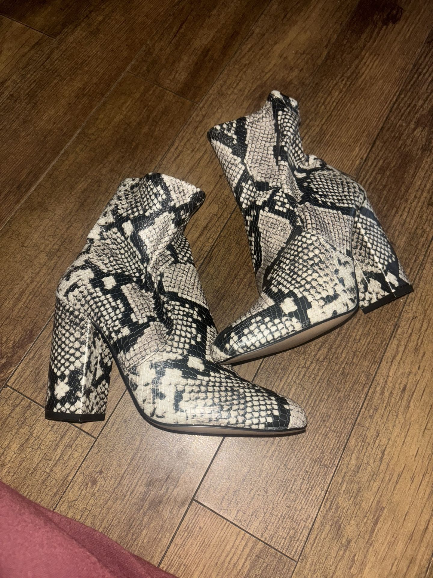 Snake Skin Boots 