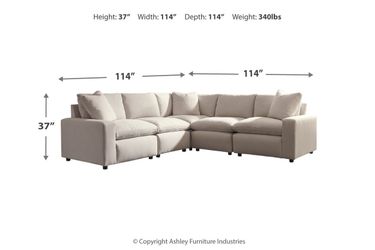 Ashley savesto 5 piece sectional outlet