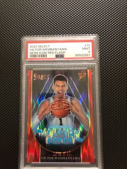 Victor Wembanyama Neon Icon- red flash /99 RC