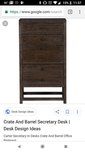 Crate And Barrel Secretary Desk For Sale In Countryside Il Offerup