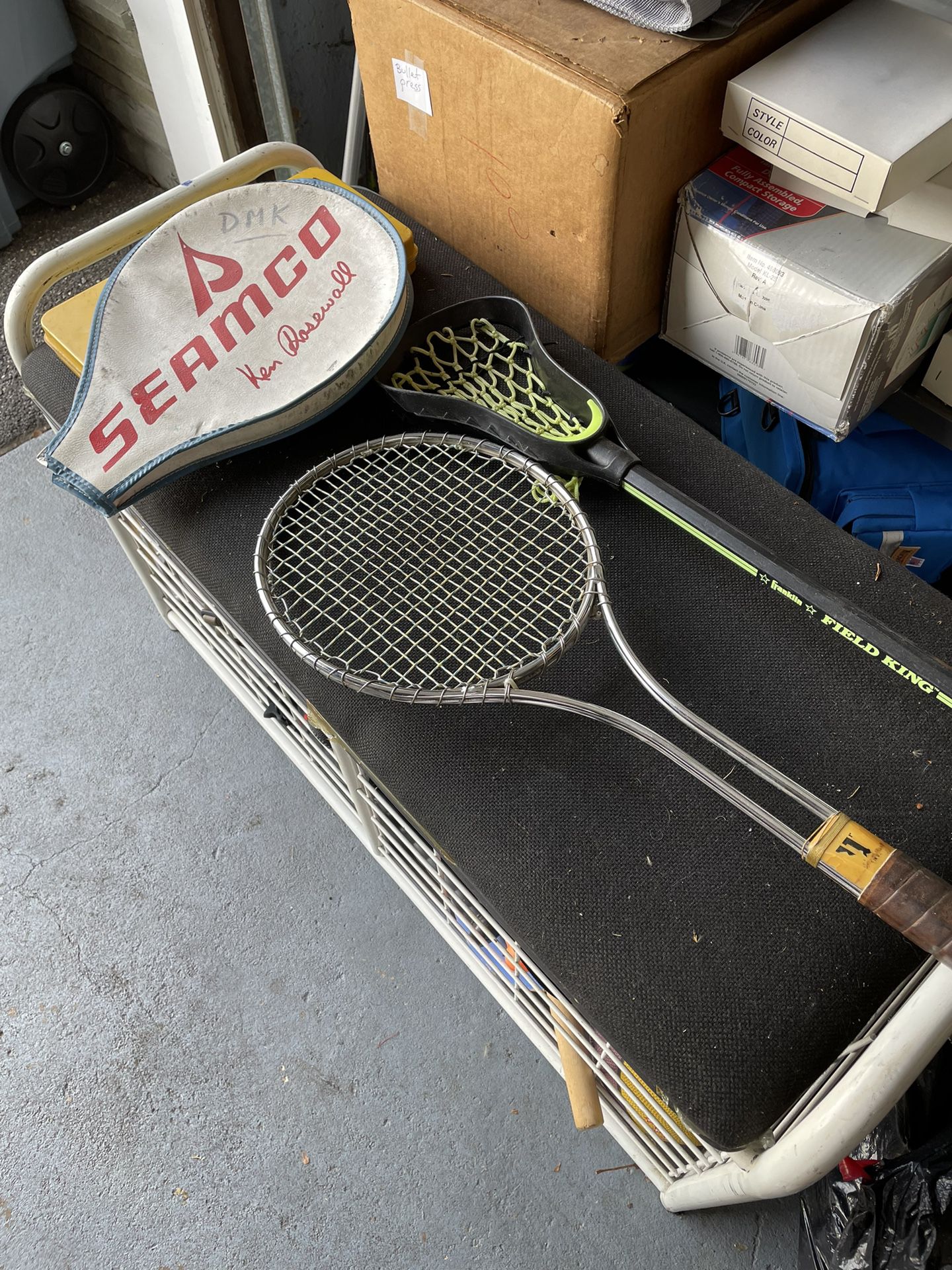 Tennis Racket and Lacrosse Stick