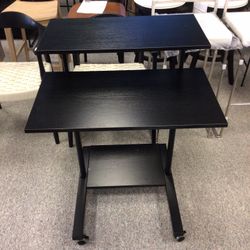 Workstream by Monoprice Height Adjustable PC Workstation Cart for Sit-Stand