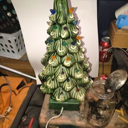 Vintage Ceramic Christmas Tree