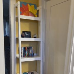 Crate And Barrel White Shelf 