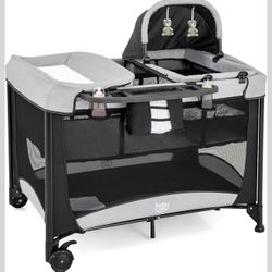 Baby Pack And Play Playpen Infant Bassinet Portable New