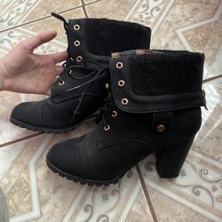 high heel boots 