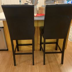 Two Counter-Height Bar Stools (Chairs)
