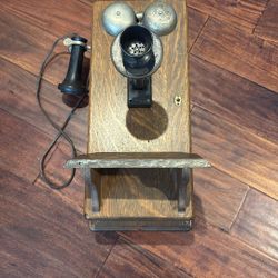 Antique Wall Telephone 