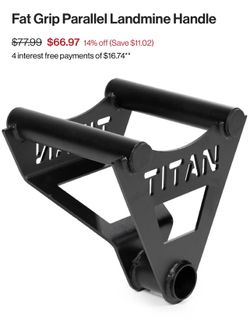 Fat Grip Parallel Landmine Handle