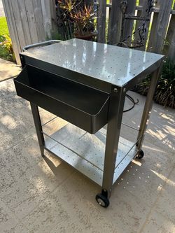 Stainless steel kitchen cart /grill mate/beverage cart/shop cart multipurpose