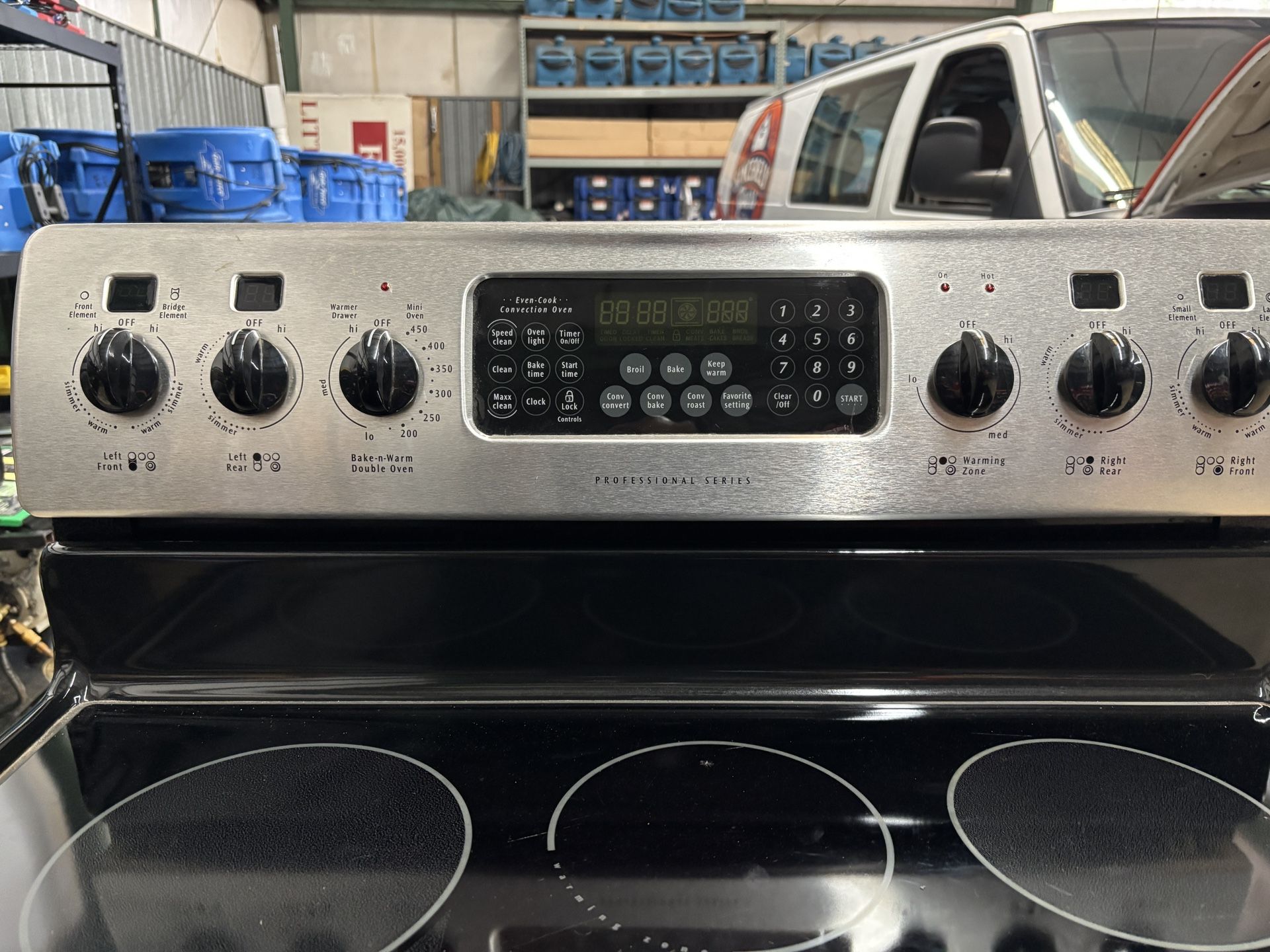 Frigidaire Stove Bake-n-warm Double Oven