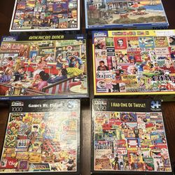 Puzzles. White Mountain. 