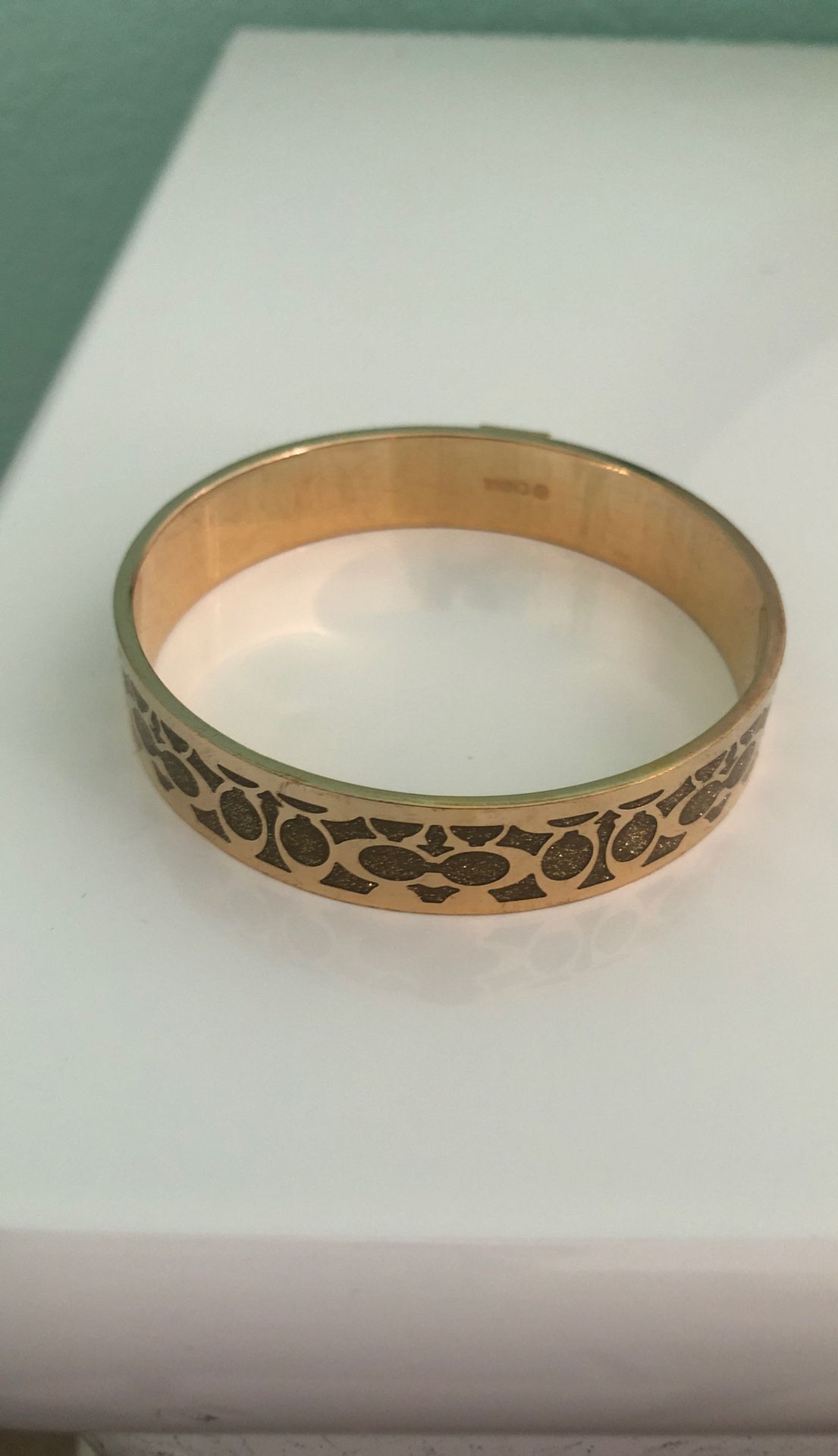 Coach gold bracelet