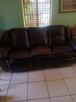 Couch, Matching Recliner 