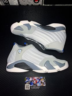 Jordan 14 Wolf Grey Size 4