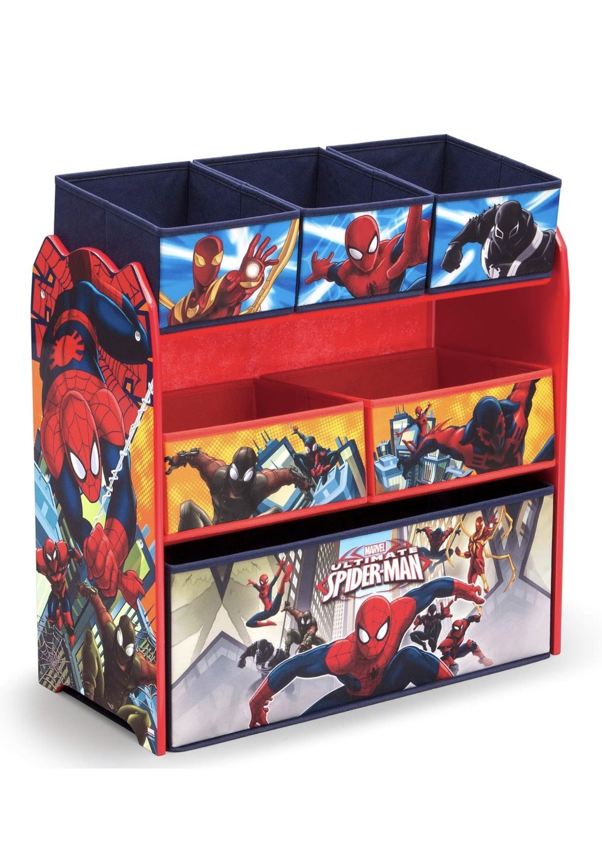 Toy Organizer, Multi-Bin, Marvel Spider Man