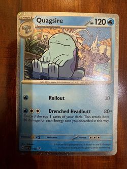 Pokemon Quagsire SVP 156 Scarlet & Violet Black Star Promo Cosmo Holo NM/M ⭐️