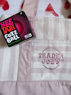 Trader Joe’s bag and Needoh