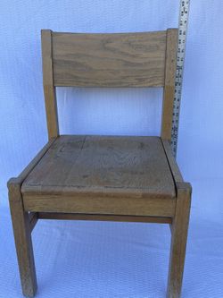 Wooden School Chair