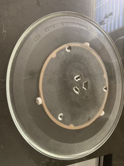Microwave Glass Turntable (13.5”) With The Track.