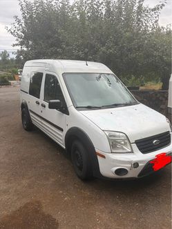 Ford Transit Connect White Cargo Van