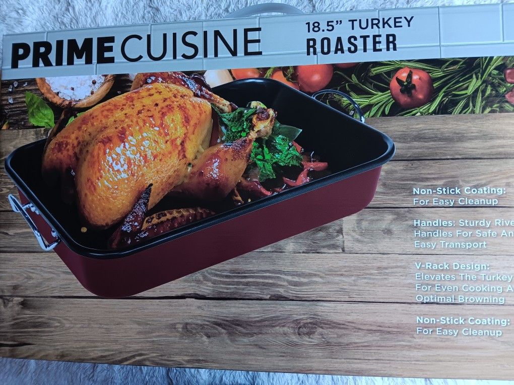 New 18.5" Turkey Roaster w/Rack