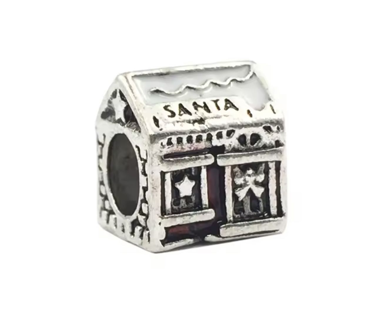 New Santa's Home White Bracelet Charm Jewelry Gift