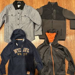 Boys Jackets & Hoodies Size 8-10